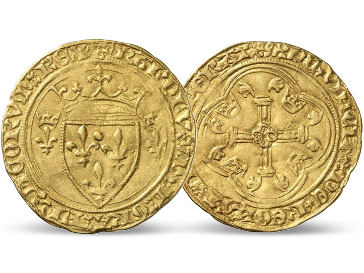 Frankreich Ecu d'or 1422-1461 Karl VII